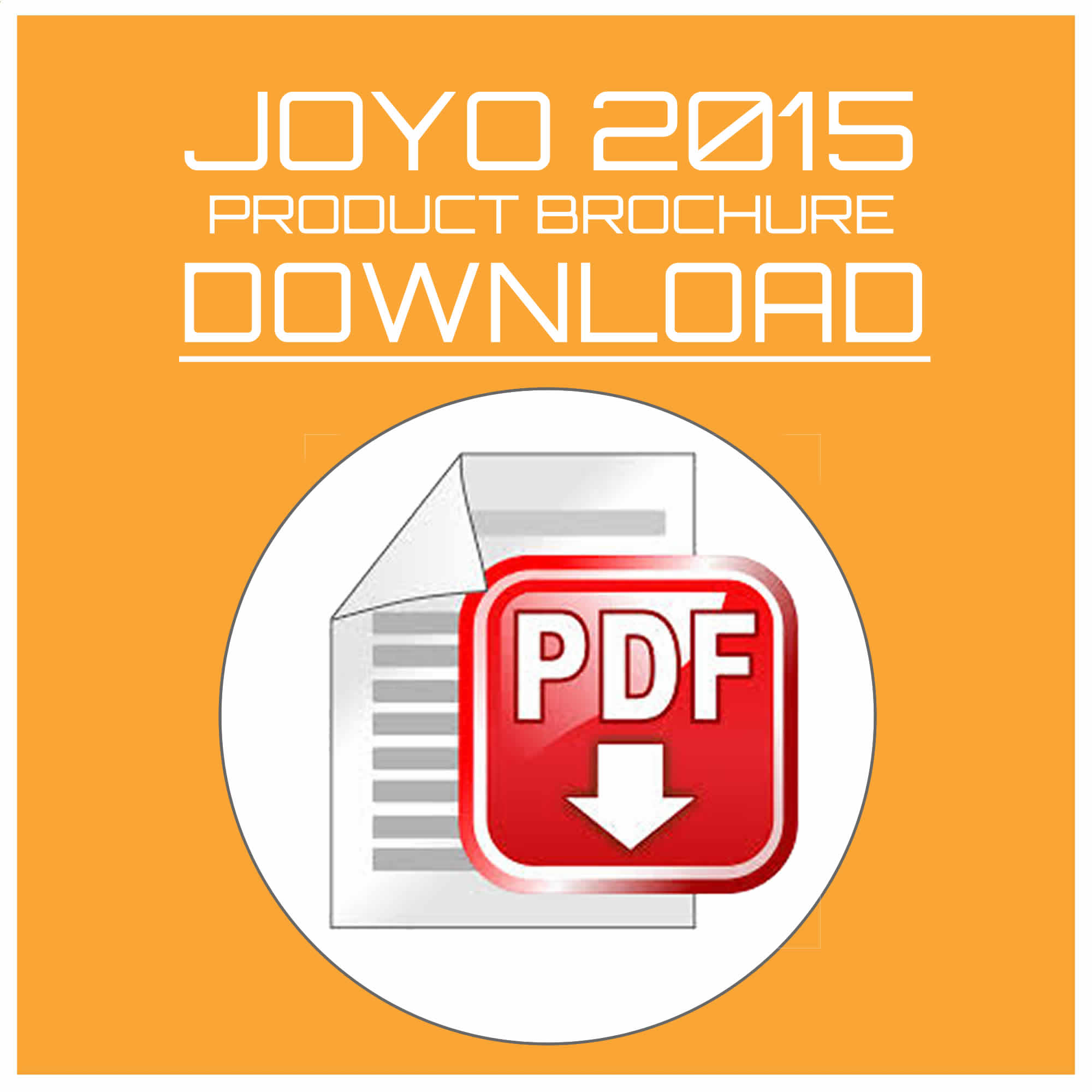 JOYO 2015 Product Brochure Download UK Distributor