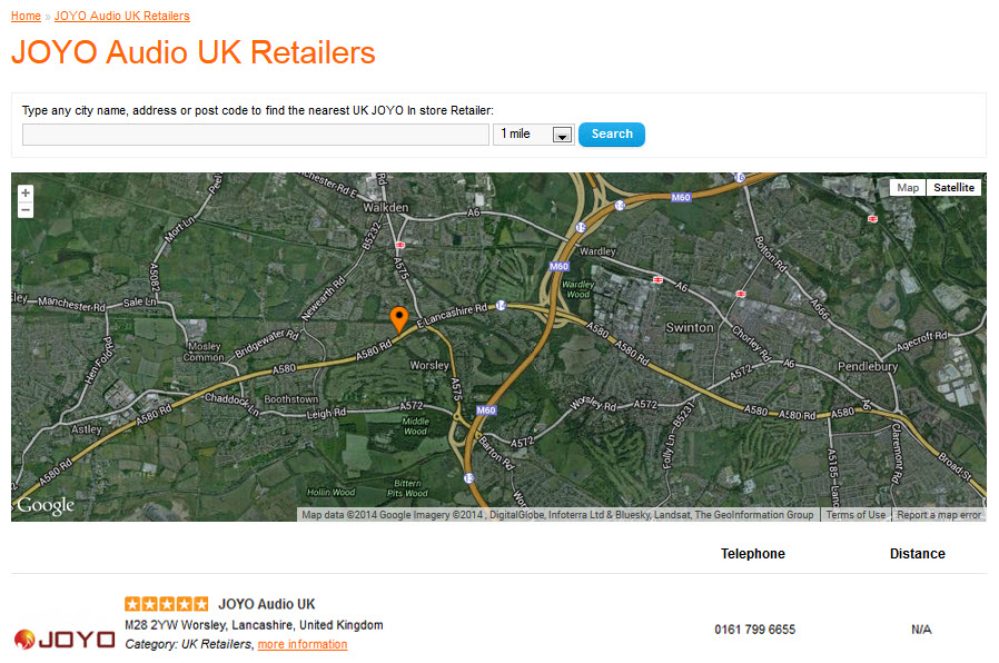 JOYO Audio UK - Launch independent music shop dealer network. JOYO Audio UK - Launch independent music shop dealer network.