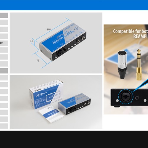 JOYO JDI-48 Passive Reamp Direct Box  DI BOX