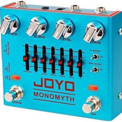 JOYO R-26 Monomyth Bass Guitar Pedals Overdrive Amp Simulator Effect Pedal with EQ and Noise Reduction