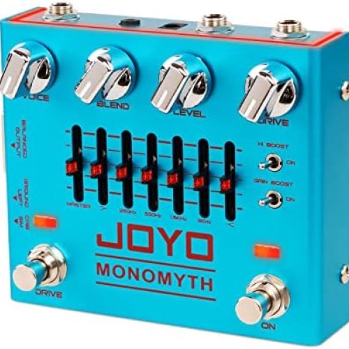 JOYO R-26 Monomyth Bass Guitar Pedals Overdrive Amp Simulator Effect Pedal with EQ and Noise Reduction