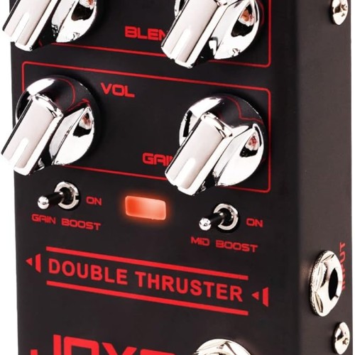 JOYO R-28 Double Thruster R-28 High Gain Bass Overdrive and Gain Boost Effect Pedal