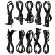 10 X 40Cm Guitar Effect Pedal Power Cables 5.5Mm X 2.1Mm Jack Angled To Straight 10 X 40Cm Guitar Effect Pedal Power Cables 5.5Mm X 2.1Mm Jack Angled To Straight