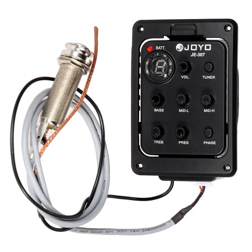 JOYO Je-307 5 Band Eq Preamp Pickup Acoustic Guitar Preamp Phase Piezo Pickup Tuner  - Je-307 Preamp Pickup Eq Order EQ & Preamp Pickup Kits Direct 