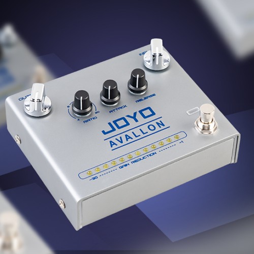 JOYO AVALLON Compressor Guitar Effect Pedal - LED Gain Decay Indicator R-19 JOYO AVALLON Compressor Guitar Effect Pedal - LED Gain Decay Indicator R-19