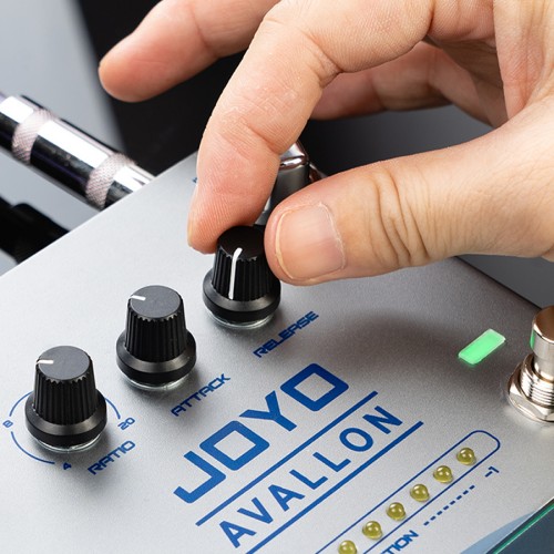JOYO AVALLON Compressor Guitar Effect Pedal - LED Gain Decay Indicator R-19 JOYO AVALLON Compressor Guitar Effect Pedal - LED Gain Decay Indicator R-19