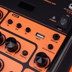 JOYO 40W Acoustic Amplifier Rechargeable Bluetooth Combo Guitar Amp – BSK-40 Orange