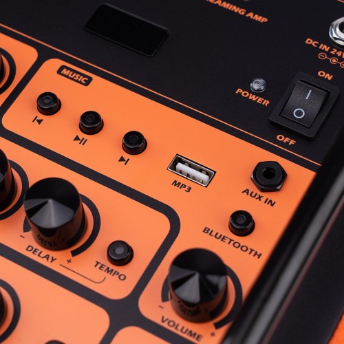 JOYO 40W Acoustic Amplifier Rechargeable Bluetooth Combo Guitar Amp – BSK-40 Orange