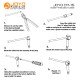 JOYO Cm-15 Solder Free Guitar Patch Cable Plugs X 2 JOYO Cm-15 Solder Free Guitar Patch Cable Plugs X 2