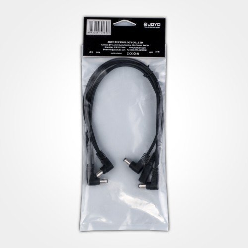 Cm-25 4 Way Daisy Chain Right Angle Jack Cable For Guitar Effect Power Supply Cm-25 4 Way Daisy Chain Right Angle Jack Cable For Guitar Effect Power Supply