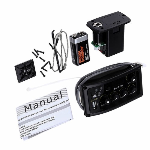 JOYO Eq - Mp3 Lcd Digital 3 Band Eq Usb Pickup Preamp With Tuner JOYO Eq - Mp3 Lcd Digital 3 Band Eq Usb Pickup Preamp With Tuner