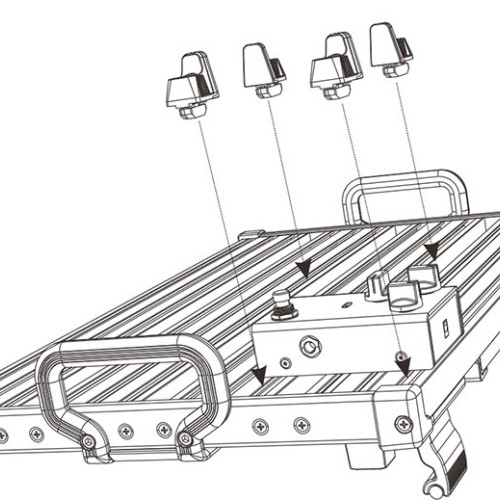 JOYO Gpb-03 Block And Lock Guitar Pedalboard And Bag - Guitto JOYO Gpb-03 Block And Lock Guitar Pedalboard And Bag - Guitto