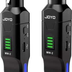 JOYO MW-2 2.4GHz Wireless Microphone System – 4-Channel XLR Transmitter & Receiver