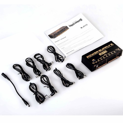 JOYO Jp-05 Guitar Effect Pedal Power Supply 8 Outputs 9V 12V 18V Usb & Rechargeable JOYO Jp-05 Guitar Effect Pedal Power Supply 8 Outputs 9V 12V 18V Usb & Rechargeable