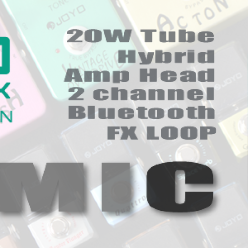 JOYO Atomic Bantamp Guitar Amp Head 20W 2 Channel Bluetooth Tube Hybrid JOYO Atomic Bantamp Guitar Amp Head 20W 2 Channel Bluetooth Tube Hybrid