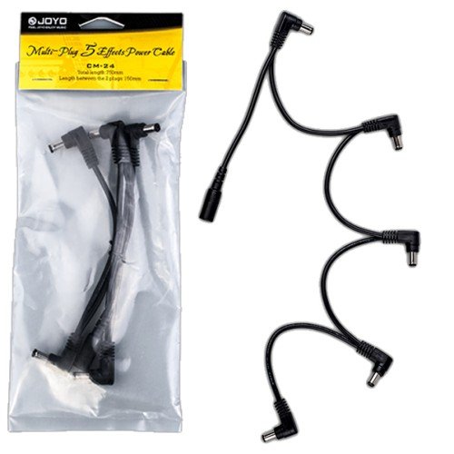 Cm-24 5 Way Daisy Chain Right Angle Jack For Guitar Effect Power Supply Cm-24 5 Way Daisy Chain Right Angle Jack For Guitar Effect Power Supply