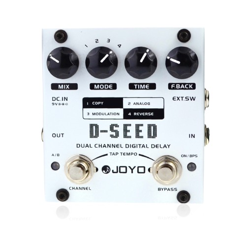 JOYO D Seed Dual Channel Digital Delay Guitar Effect Pedal JOYO D Seed Dual Channel Digital Delay Guitar Effect Pedal