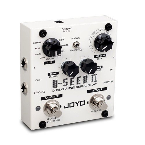 JOYO D seed II 2 Stereo Delay Guitar Effect Pedal - 8 Modes Tap Tempo Memory JOYO D seed II 2 Stereo Delay Guitar Effect Pedal - 8 Modes Tap Tempo Memory