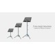 Folding Travel Orchestral Music Stand With Carry Bag - Guitto Gss-01 Folding Travel Orchestral Music Stand With Carry Bag - Guitto Gss-01