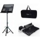 Folding Travel Orchestral Music Stand With Carry Bag - Guitto Gss-01 Folding Travel Orchestral Music Stand With Carry Bag - Guitto Gss-01