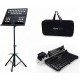 Folding Travel Orchestral Music Stand With Carry Bag - Guitto Gss-01