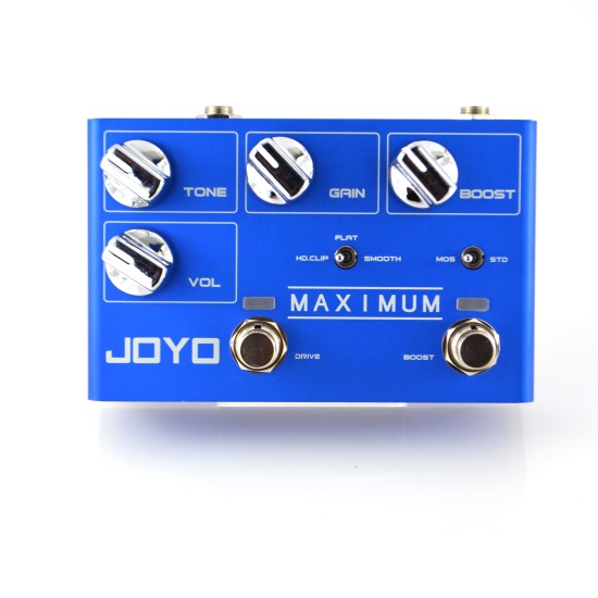 JOYO Maximum Mosfet Overdrive Guitar Effect Pedal - R-05 Revolution Series  - R-05 Maximum Mosfet Overdrive Order Sustain & Retain Direct 