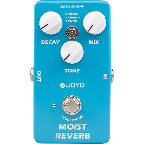 JOYO JF-20 Moist Reverb Guitar Effect Pedal - Studio, Church and Plate