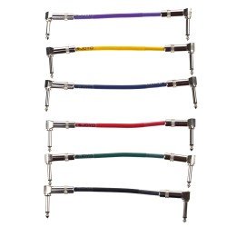 JOYO Cm-11 Short Guitar Patch Cable 13Cm (Pack Of 6)