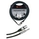 JOYO Cm-08 Xlr Male To 6.3 Mm Male Plug Shielded Balanced Cable, 15Ft Length JOYO Cm-08 Xlr Male To 6.3 Mm Male Plug Shielded Balanced Cable, 15Ft Length