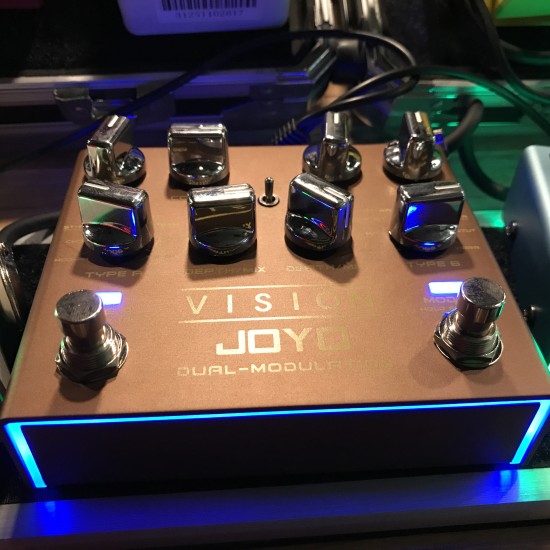 JOYO Vision Dual Channel Stereo Modulation Guitar Effect Pedal R-09  - R-09 Joyo Vision Modulation Order Phaser Effects Direct 