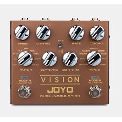 JOYO Vision Dual Channel Stereo Modulation Guitar Effect Pedal R-09 JOYO Vision Dual Channel Stereo Modulation Guitar Effect Pedal R-09