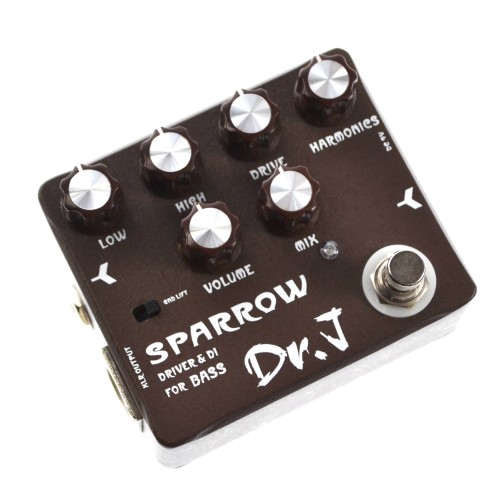 Dr.J D-53 Sparrow Bass Di Xlr And Drive Effect Pedal  - Dr.J D-53 Bass Di Overdrive Order Bass Guitar Effects Direct 