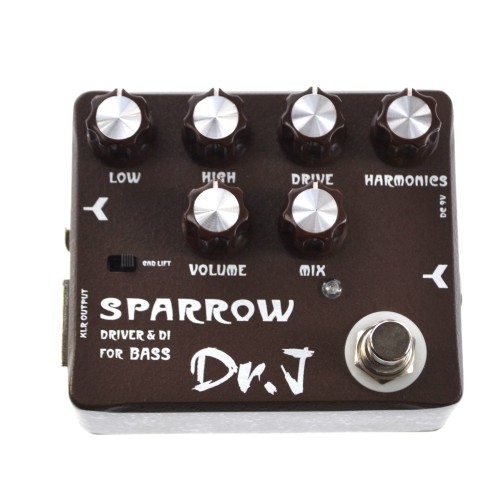 Dr.J D-53 Sparrow Bass Di Xlr And Drive Effect Pedal  - Dr.J D-53 Bass Di Overdrive Order Bass Guitar Effects Direct 