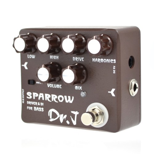 Dr.J D-53 Sparrow Bass Di Xlr And Drive Effect Pedal