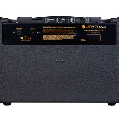 JOYO Ac-40 Acoustic Amplifier - Reverb, Delay & Chorus - Buskers Amp  - Ac-40 Acoustic Amplifier Order Acoustic Amplifiers Direct 