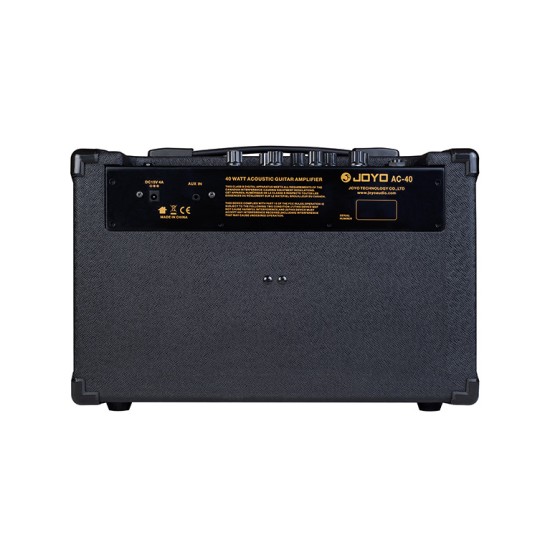JOYO Ac-40 Acoustic Amplifier - Reverb, Delay & Chorus - Buskers Amp - JOYO UK JOYO Ac-40 Acoustic Amplifier - Reverb, Delay & Chorus - Buskers Amp - Ac-40 Acoustic Amplifier Order Acoustic Amplifiers Direct
