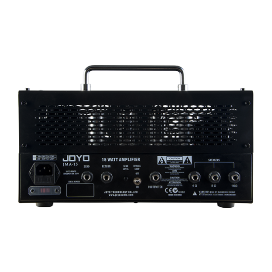 JOYO Jma 15W Mjolnir Tube Head Amplifier Ecc83 x 4 El84 x2 - JOYO UK JOYO Jma 15W Mjolnir Tube Head Amplifier Ecc83 x 4 El84 x2 - Jma 15W Mjolnir Guitar Head Amplifier Order JOYO Amplifiers Direct