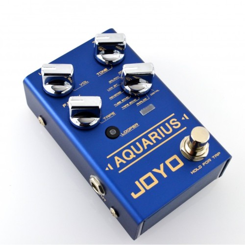 JOYO Aquarius Multi Delay & Looper Guitar Effect Pedal R-07  - R-07 Aquarius Delay Pedal Order Series 4 - Revolution Direct 