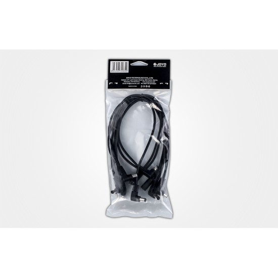 Cm-26 8 Way Daisy Chain Right Angle Jack Cable For Guitar Effect Power Supply - JOYO UK Cm-26 8 Way Daisy Chain Right Angle Jack Cable For Guitar Effect Power Supply - Cm-26 8 Way Daisy Chain Order Power Supplies Direct
