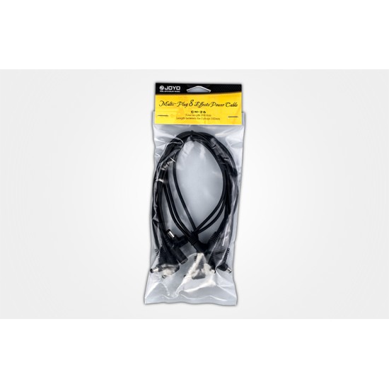 Cm-26 8 Way Daisy Chain Right Angle Jack Cable For Guitar Effect Power Supply - JOYO UK Cm-26 8 Way Daisy Chain Right Angle Jack Cable For Guitar Effect Power Supply - Cm-26 8 Way Daisy Chain Order Power Supplies Direct