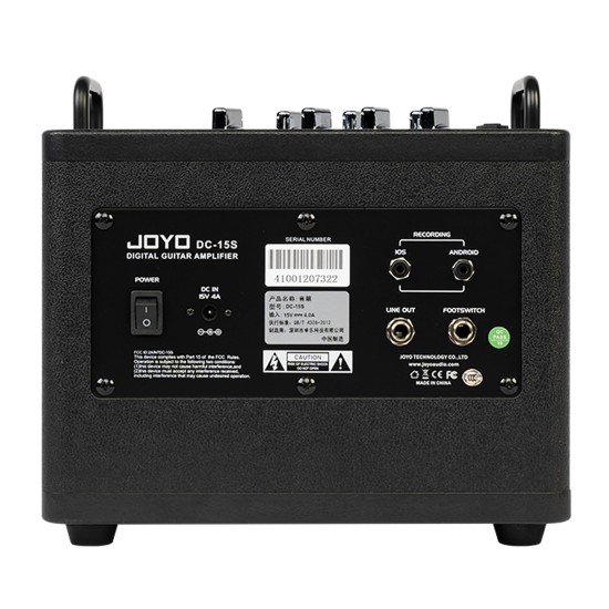 JOYO Dc-15 S Guitar Amplifier With Multi Fx, Looper, Bluetooth, Footswitch & Drums - JOYO UK JOYO Dc-15 S Guitar Amplifier With Multi Fx, Looper, Bluetooth, Footswitch & Drums - Joyo Dc-15 S Guitar Amplifier Order Combo Guitar Amplifiers Direct