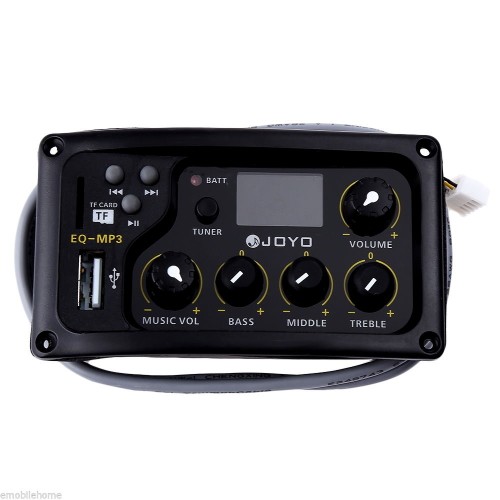 JOYO Eq - Mp3 Lcd Digital 3 Band Eq Usb Pickup Preamp With Tuner  - Eq-Mp3 Preamp Pickup Eq Order EQ & Preamp Pickup Kits Direct 