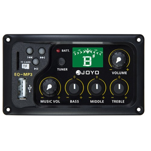 JOYO Eq - Mp3 Lcd Digital 3 Band Eq Usb Pickup Preamp With Tuner  - Eq-Mp3 Preamp Pickup Eq Order EQ & Preamp Pickup Kits Direct 