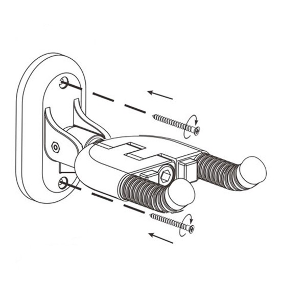 Auto Grip Guitar Hanger Wall Mountable - Fits All Guitars, Bass, Ukulele, Banjo & More - JOYO UK Auto Grip Guitar Hanger Wall Mountable - Fits All Guitars, Bass, Ukulele, Banjo & More - Gss-04 Guitar Hanger Order Guitar and Music Stands Direct