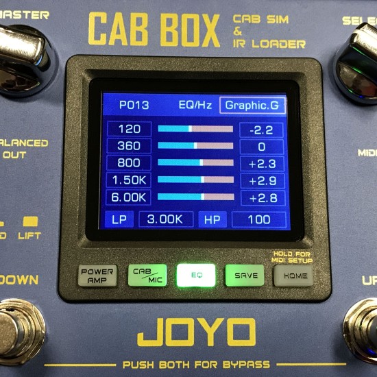 JOYO Cab Box Guitar Cabinet Speaker Simulator And Ir Loader R-08 - JOYO UK JOYO Cab Box Guitar Cabinet Speaker Simulator And Ir Loader R-08 - R-08 Cab Box Guitar Amp Ir Di Order Series 4 - Revolution Direct