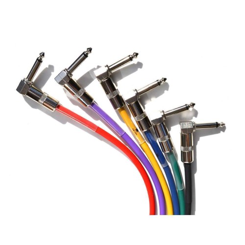 JOYO Cm-11 Short Guitar Patch Cable 13Cm (Pack Of 6)  - Cm-11 Patch Cable Order Guitar Patch Cables Direct 