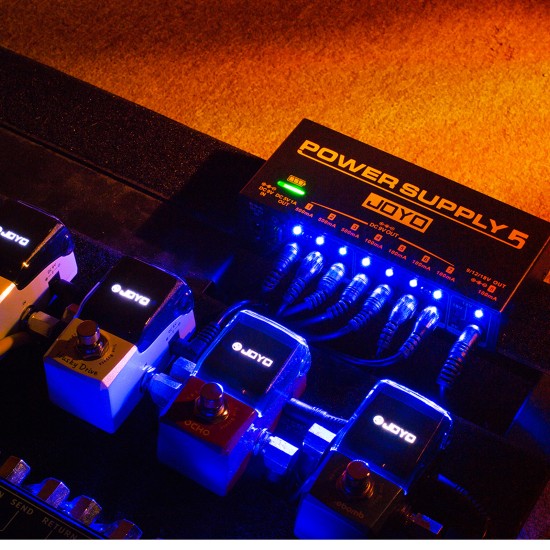 JOYO Jp-05 Guitar Effect Pedal Power Supply 8 Outputs 9V 12V 18V Usb & Rechargeable - JOYO UK JOYO Jp-05 Guitar Effect Pedal Power Supply 8 Outputs 9V 12V 18V Usb & Rechargeable - Jp-05 Multi Guitar Power Supply Order Power Supplies Direct
