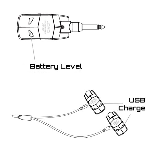 JOYO Jw-03 2.4Ghz Digital Wireless System For Guitar & Bass  - Joyo Jw-03 Guitar Wireless System Order JOYO Accessories Direct 