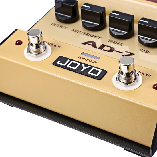 JOYO Ad-2 Acoustic Guitar Preamp And Di Box - JOYO UK JOYO Ad-2 Acoustic Guitar Preamp And Di Box - Ad-2 Acoustic Guitar Di Preamp Order Acoustic Amplifiers Direct