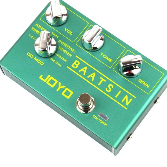 B Stock - JOYO Baatsin 8 Mode Overdrive Guitar Effect Pedal - JOYO UK B Stock - JOYO Baatsin 8 Mode Overdrive Guitar Effect Pedal - R-11 Baatsin Overdrive Order JOYO B Stock Direct